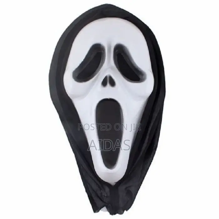 Halloween Hooded Cape Cloak and Spooky Mask