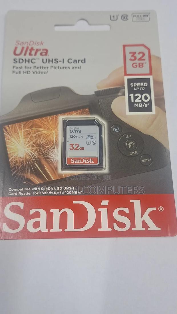 32gb Sandisk Ultra SDHC Memory Card - thumbnail 2