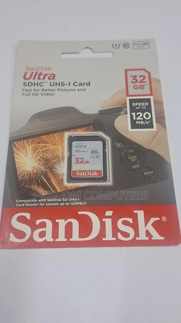 32gb Sandisk Ultra SDHC Memory Card - thumbnail 3