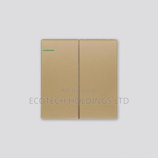 Executive 2 Gang 2 Way Switches(Gold) Vgy7