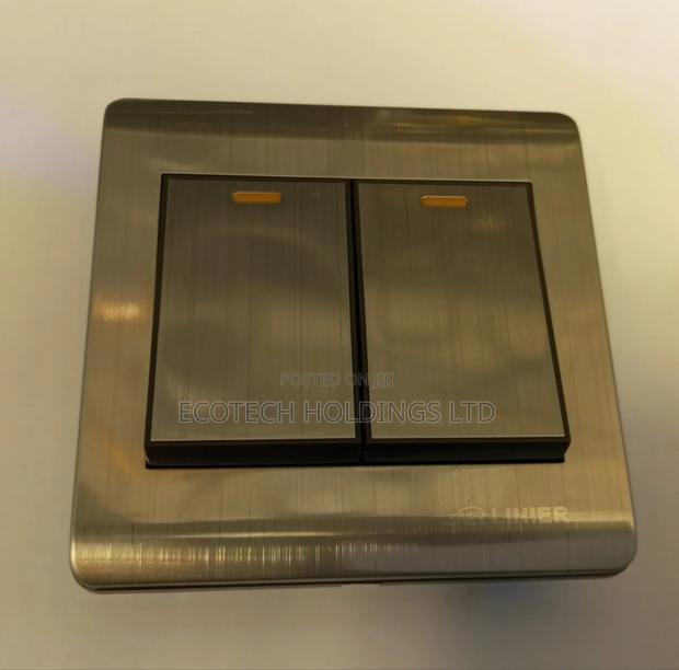 Executive 2 Gang 2 Way Switches(Gold) Wx5 - main view