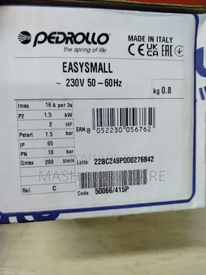 Easy Small Pedrollo Pump Control(W.Gauge)
