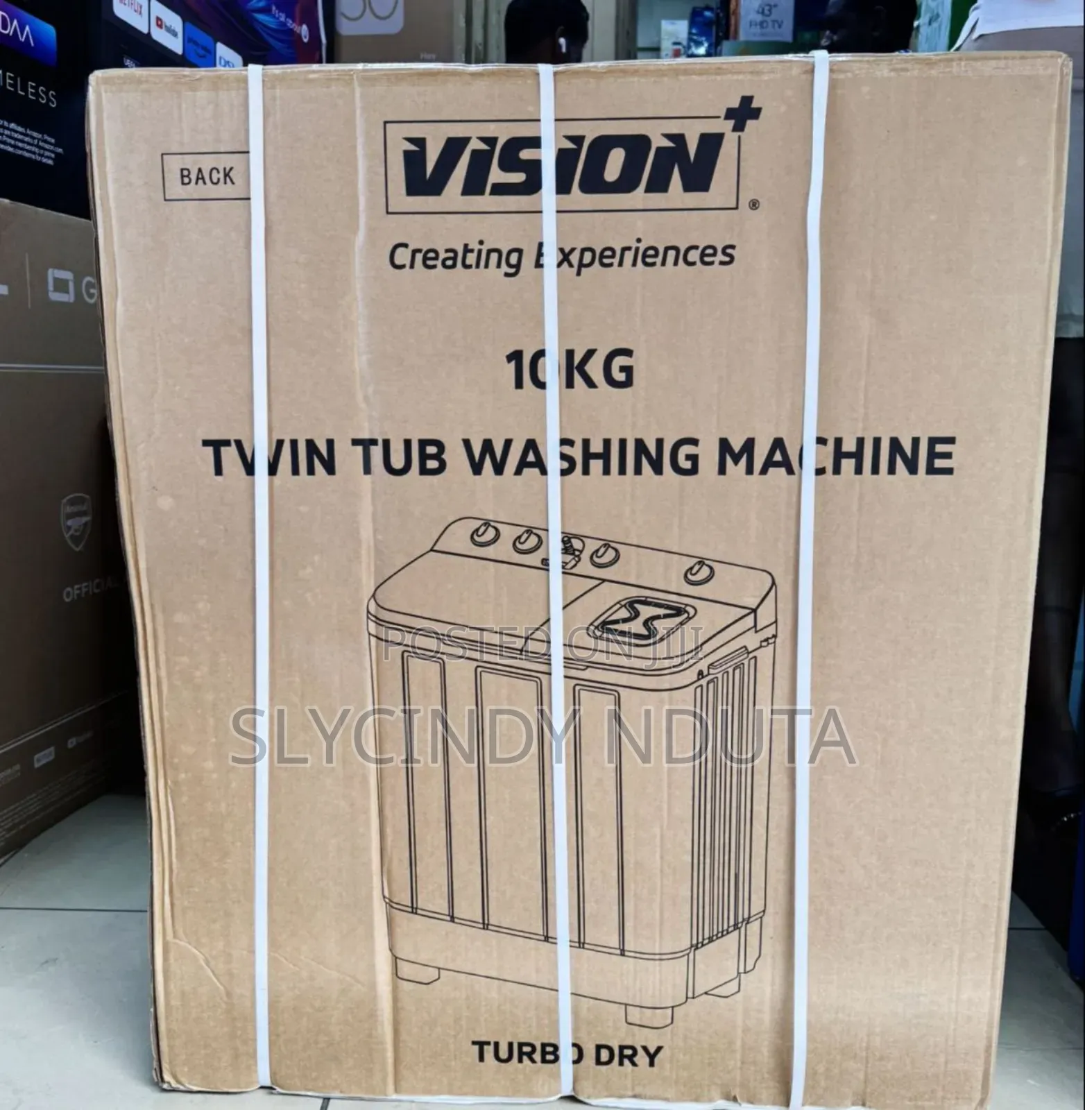 Vision Plus 10kgs Twin Tub Washing Machine