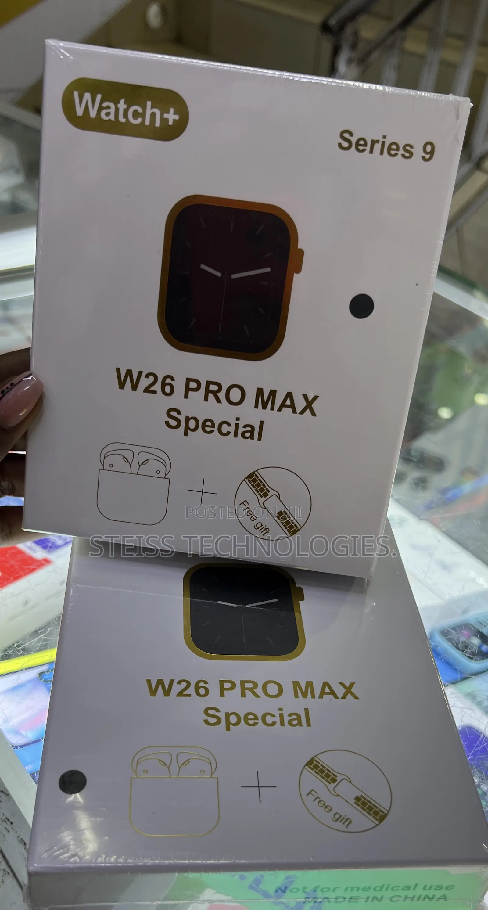 W26 Pro Max Smart Watches With Pods