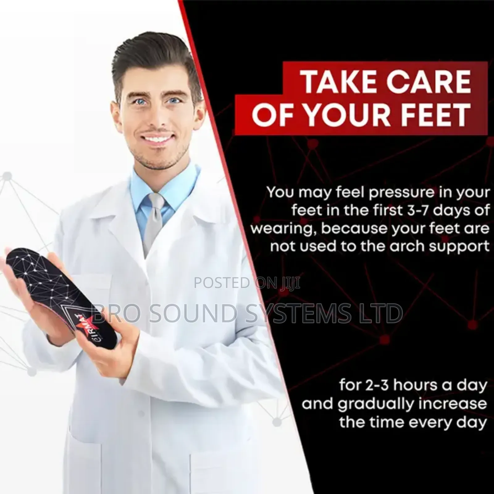 Real Arch Support Orthopedic Insoles, Quality Shoe Insole
