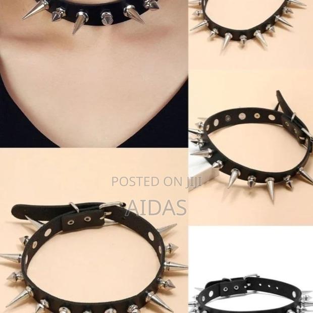 Spiky Gothic Choker - main view