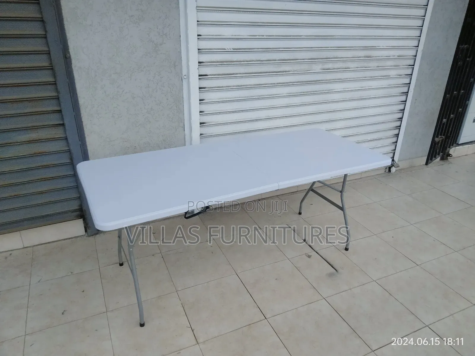 White Folding Table
