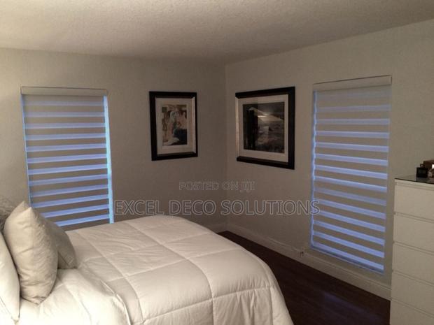 Zebra Blinds With Modern Decorative Window Finish
