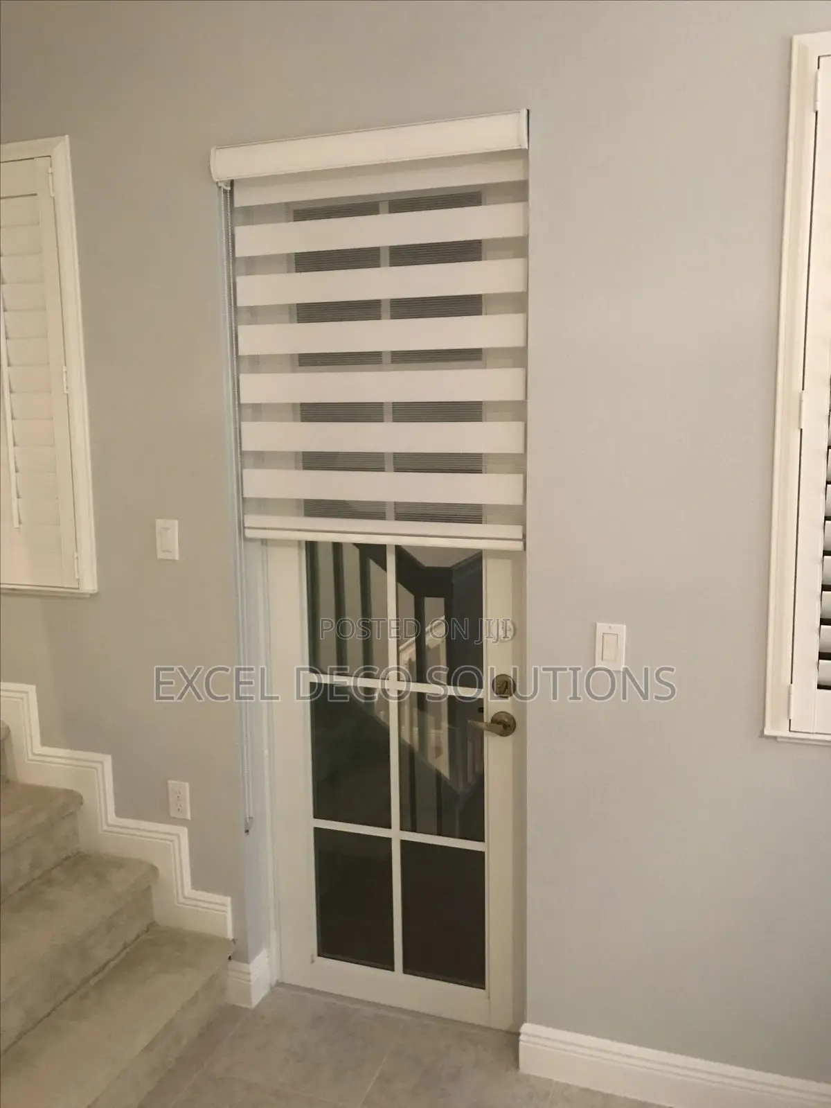 Layered Light Control Zebra Roller Blinds