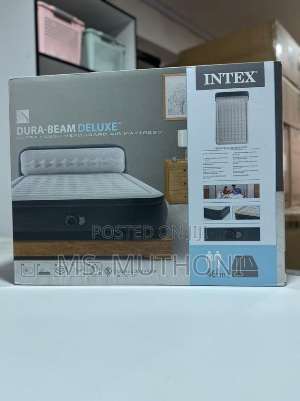 Intex Dura Beam Airbed Electric Pump Supportive Headboard - thumbnail 6
