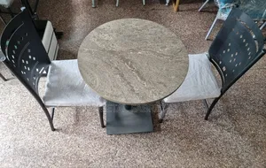 Restaurant Set a Table With 2 Chairs