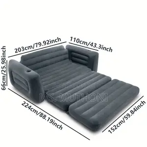 3 Seater Pull Out Sofa Bed With an Electric Air Pump.