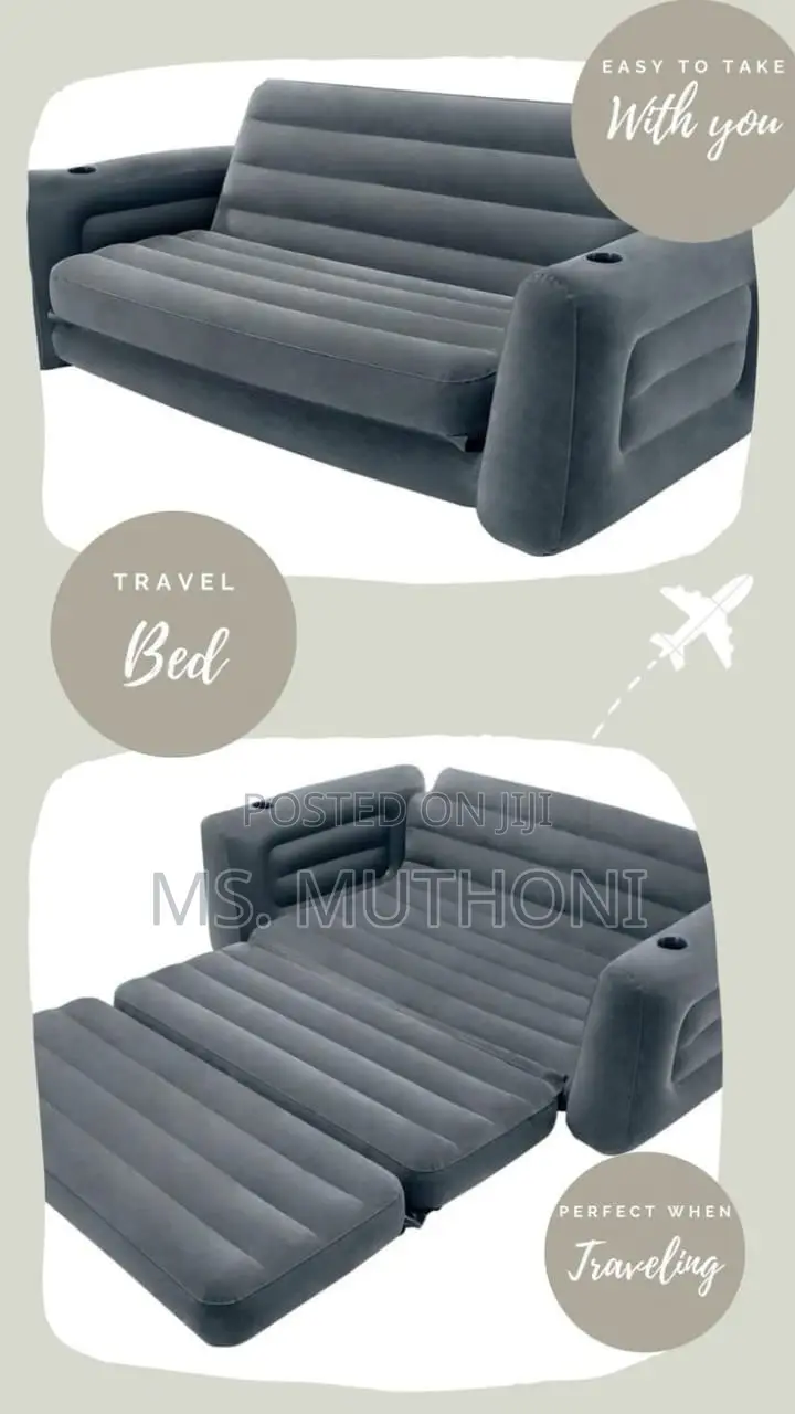 3 Seater Pull Out Sofa Bed With an Electric Air Pump.