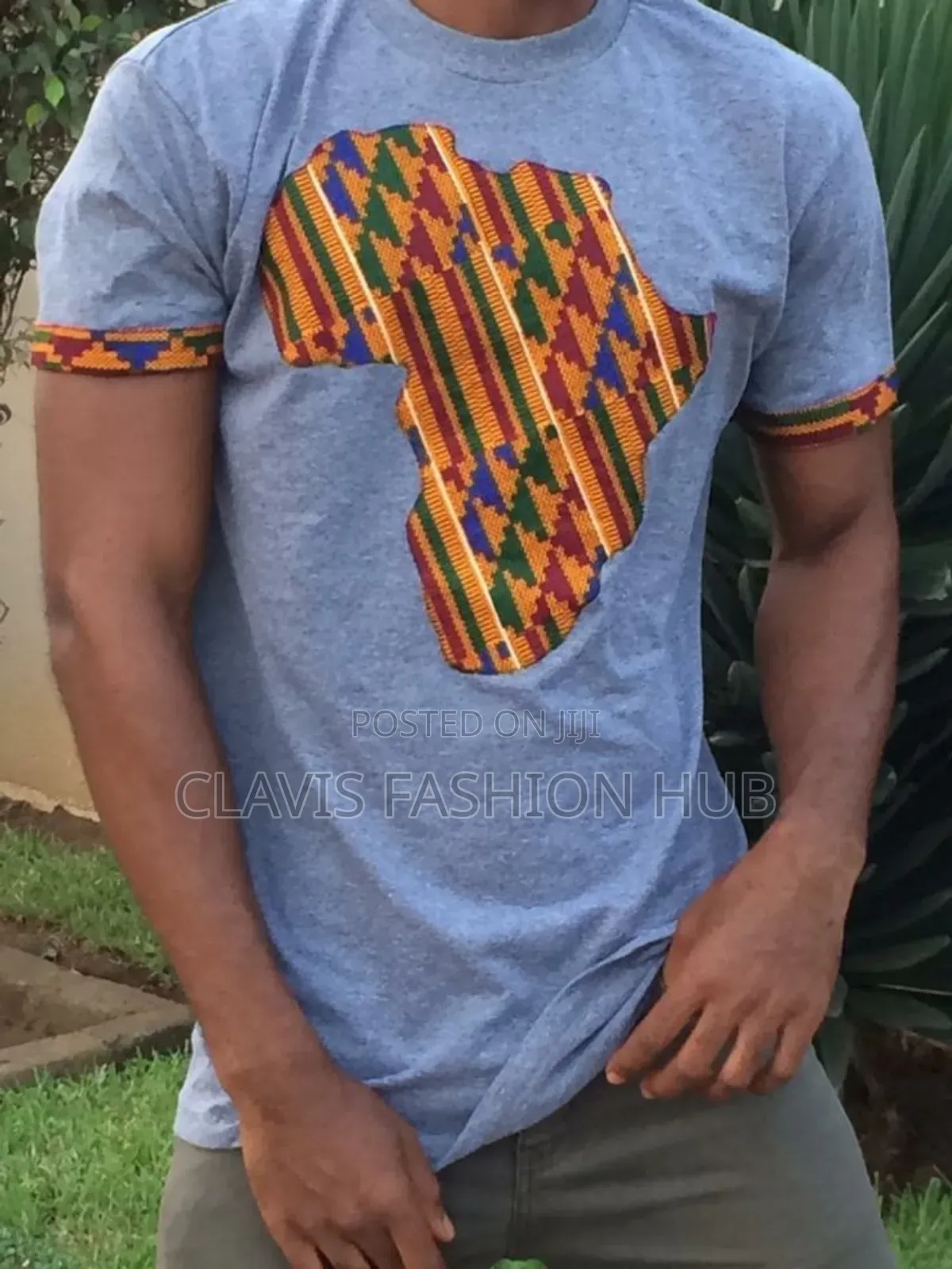 Colourful African Tshirts Kenya Africa Map