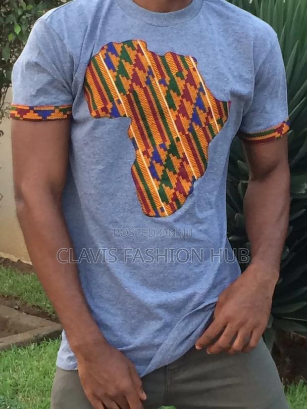 Colourful African Tshirts Kenya Africa Map