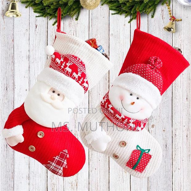 *Large Christmas Stocking Socks Decorations - thumbnail 3