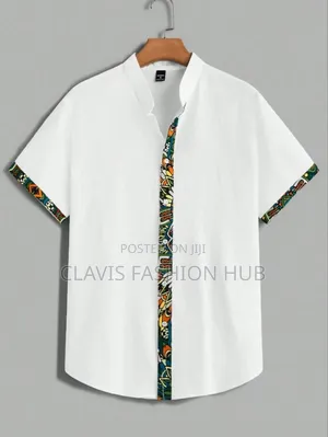 Chinese Collar African Shirts for Men