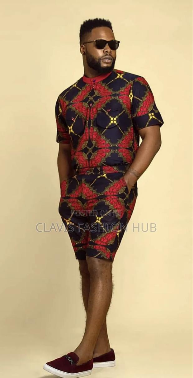 Full Kitenge Shirt and Shorts
