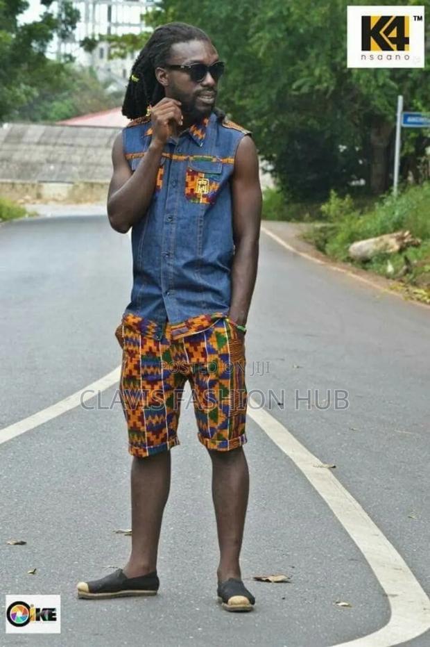 Matching Kitenge Shirt and Short for the Gents - thumbnail 2