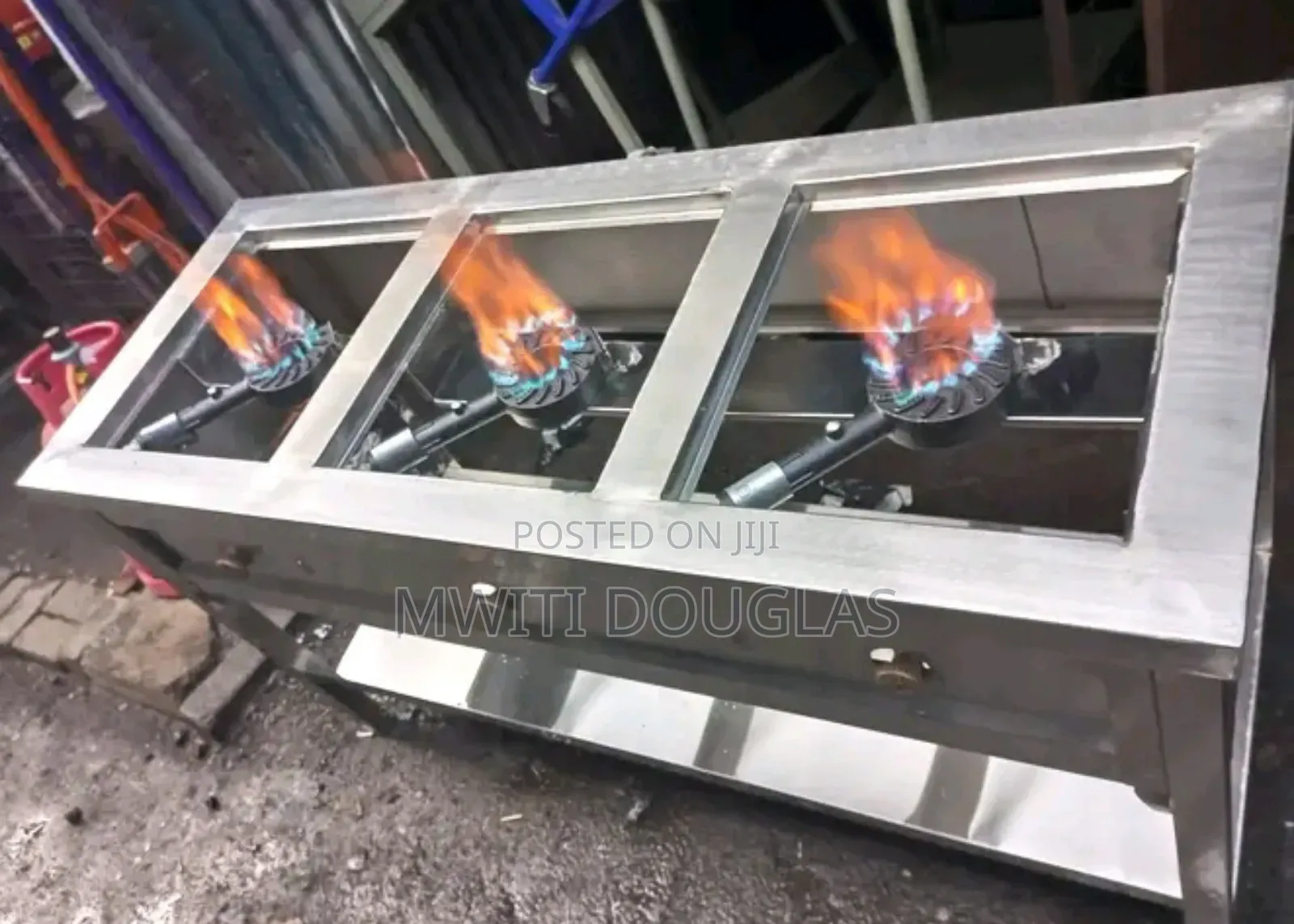 Standard Stainless Three Burner