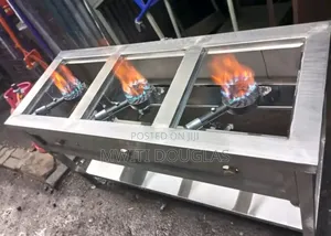 Standard Stainless Three Burner