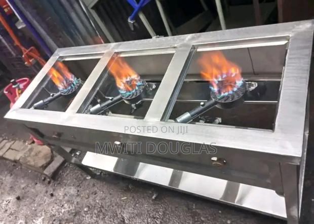 Standard Stainless Three Burner