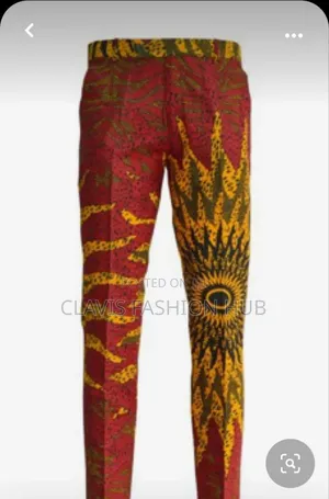 Kente Ankara Trousers for Men