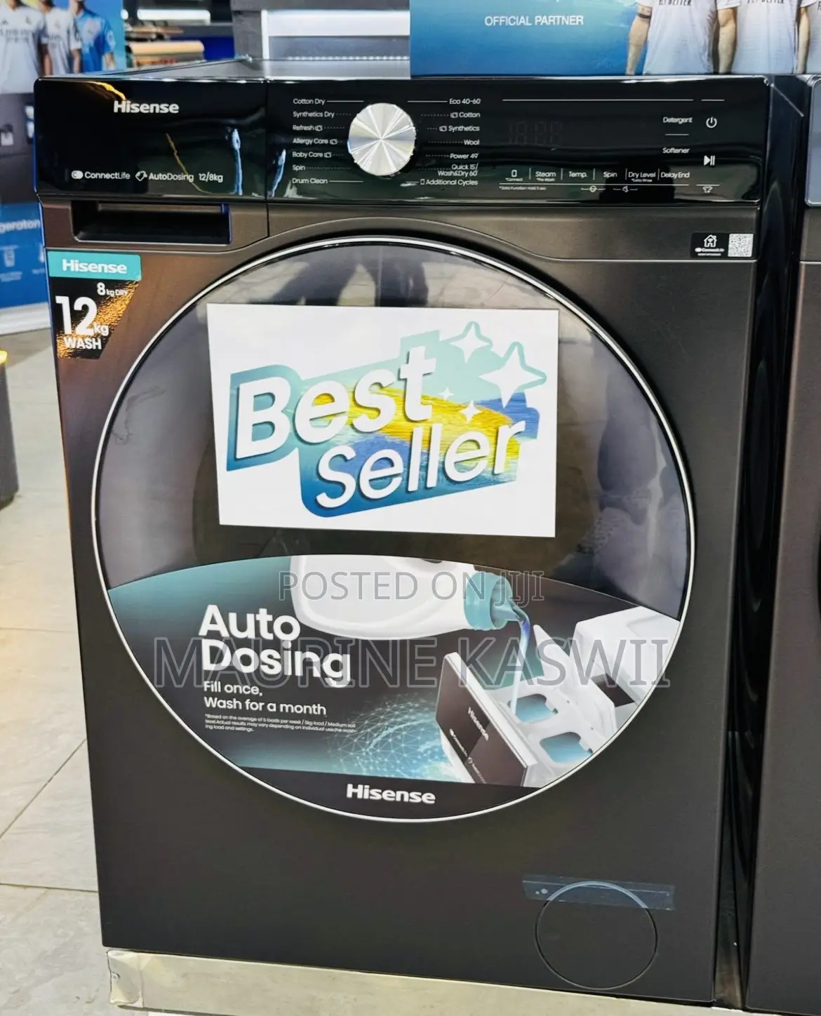 Hisense 12/8 Kg Load Capacity Washing Machine