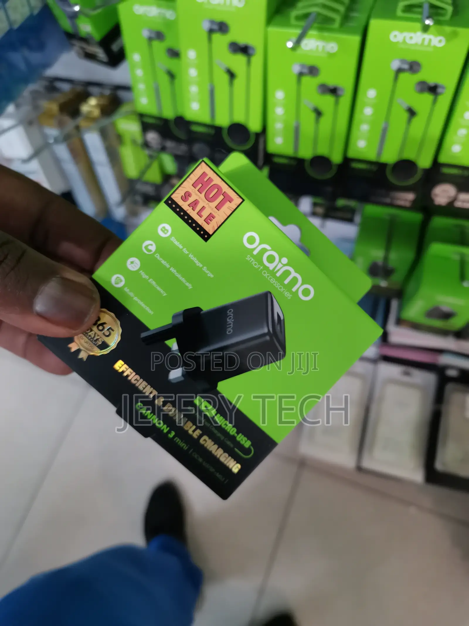 Oraimo Charger OCW-U37S Black