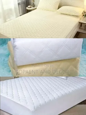 Fitted Sheet Style White Waterproof Mattress Cover