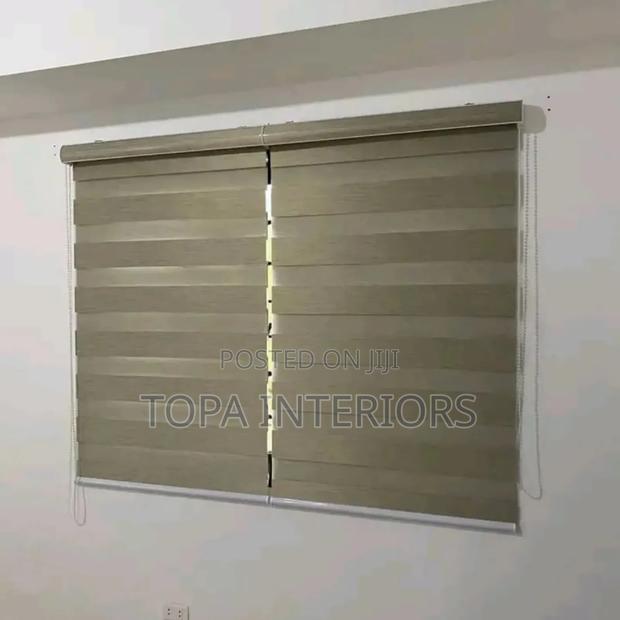 Adjustable Zebra Office Blinds Adjustable Zebra Roller Blind - main view