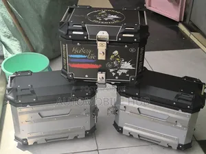 Set of 3 Motorbike Top Box Side Box in Bikes