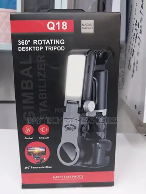 Gimbal Q18 - Camera/Phones Stabilizer Built-in Beauty Light