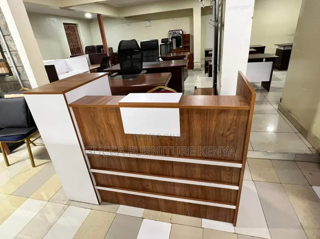 Reception Desk: 1.8 Meters Custom Design Reception Desk