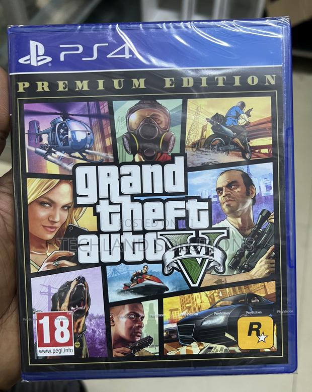 Grandtheft Auto 5 Ps4 Game - main view