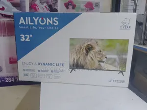 Ailyons 32inch Tv, Inbuilt Decoder Free to Air Channels