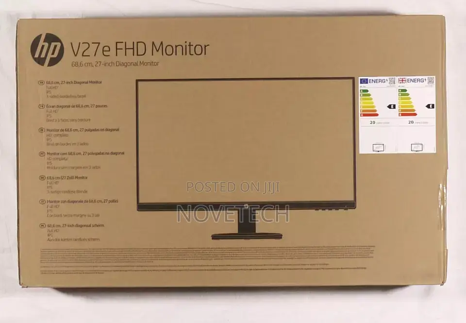 HP V27i G5 27 Inches FHD Monitor 1920 X 1080 IPS I