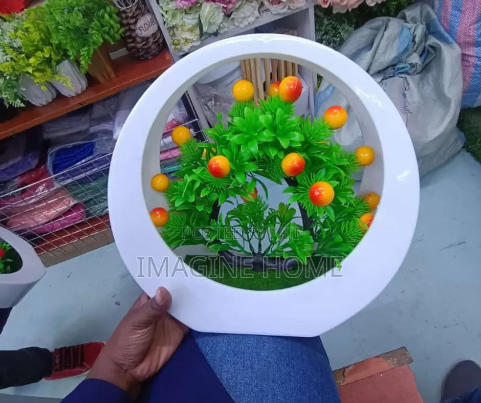 Artificial Green Flowers Decorated