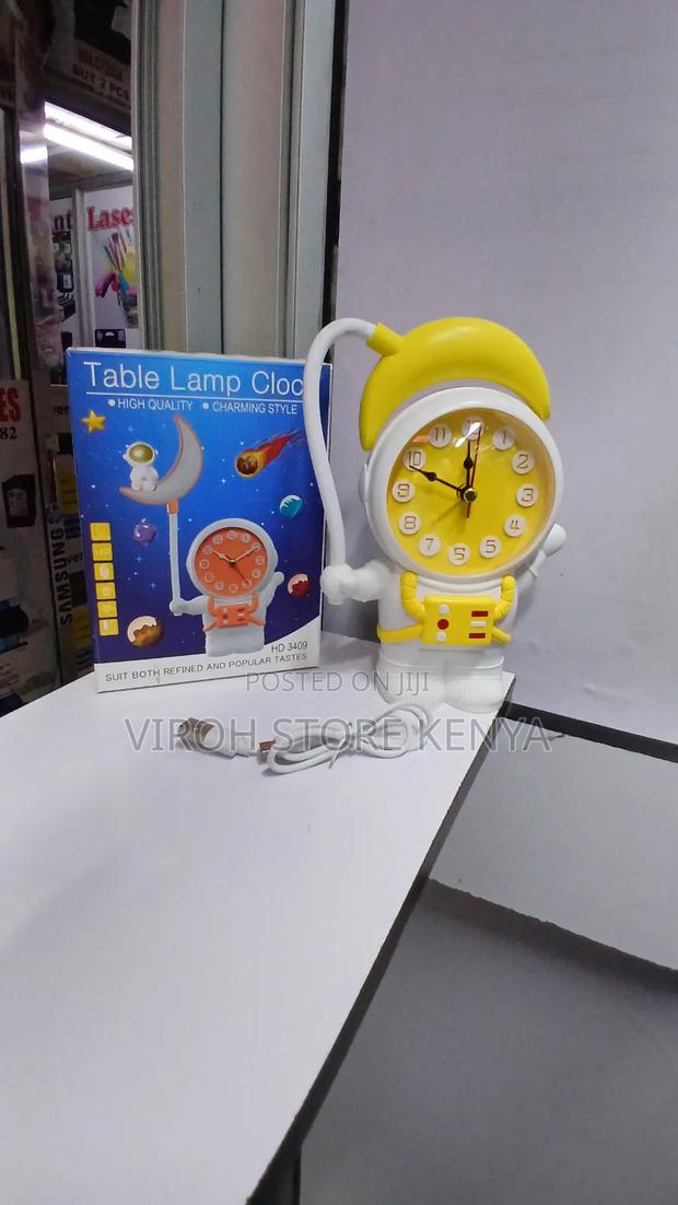 Kid's Gift Table Lamp Clock Rechargeable Clock Toy Design - thumbnail 3