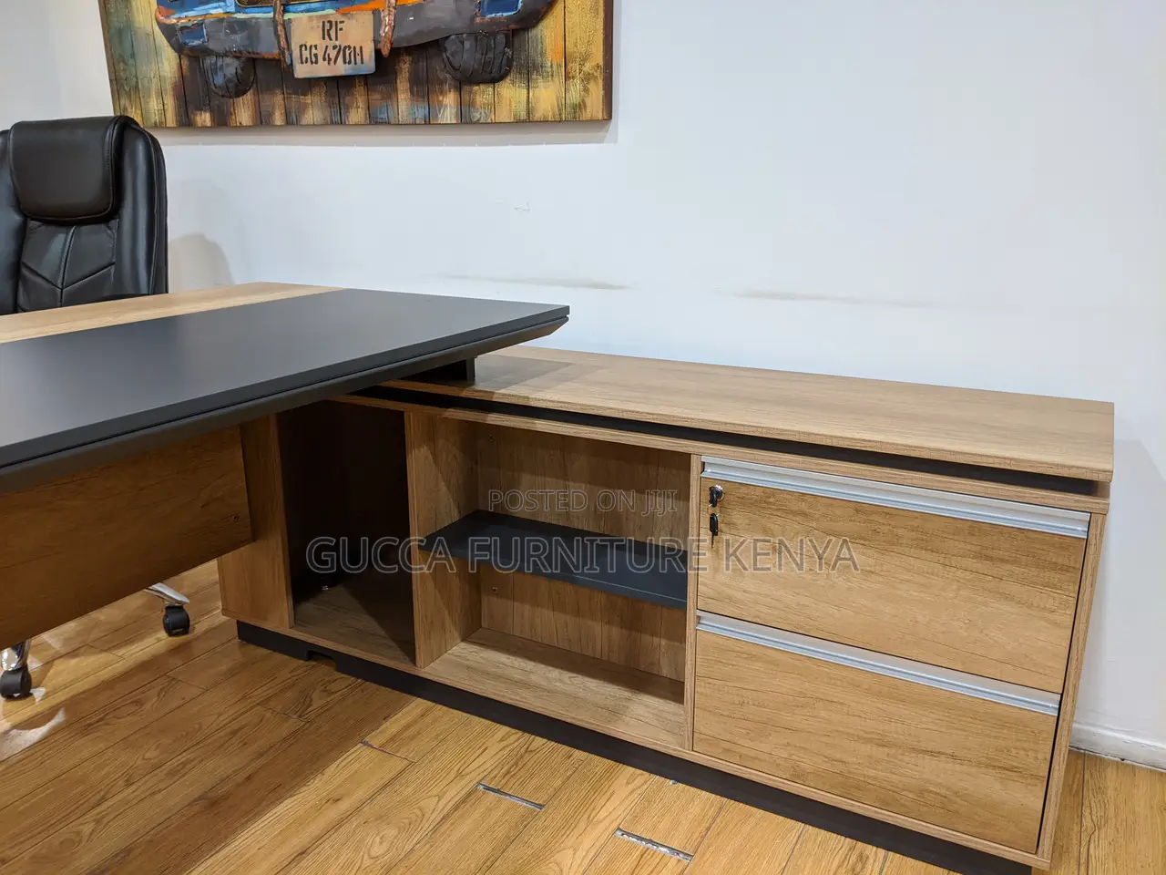 Office Desk: Customized 1800mm L-Fashioned Office Desk