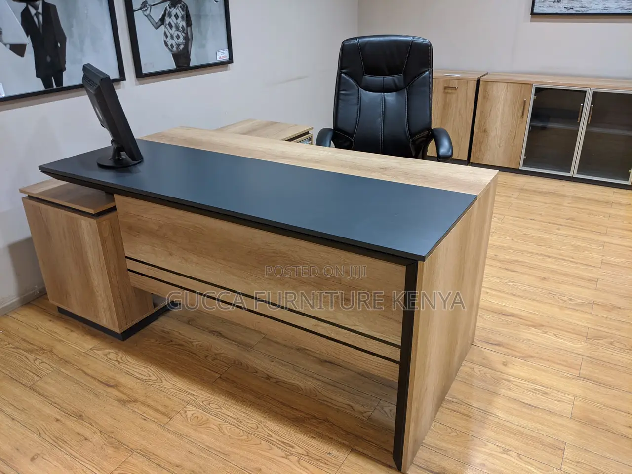 Office Desk: Customized 1800mm L-Fashioned Office Desk