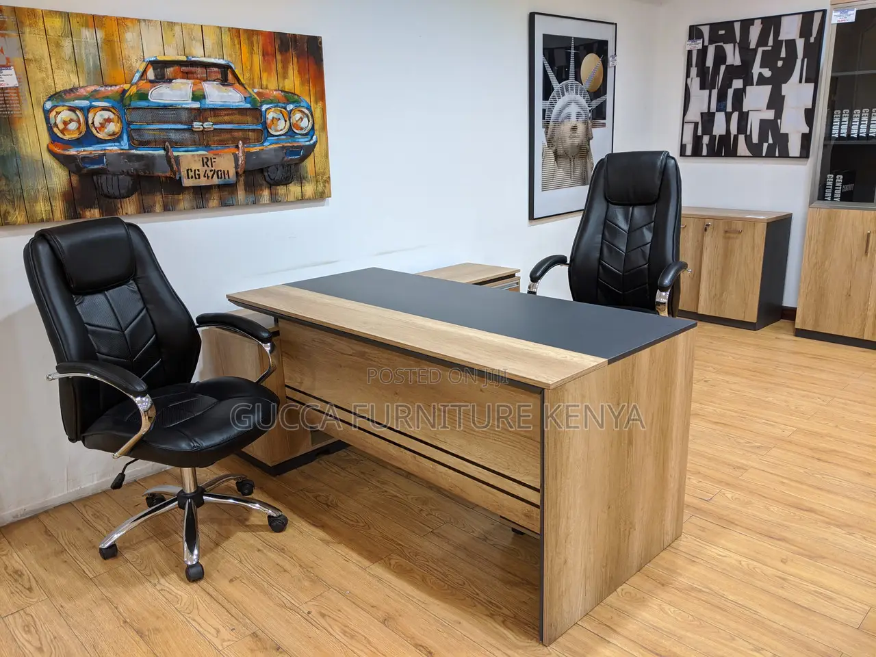 Office Desk: Customized 1800mm L-Fashioned Office Desk