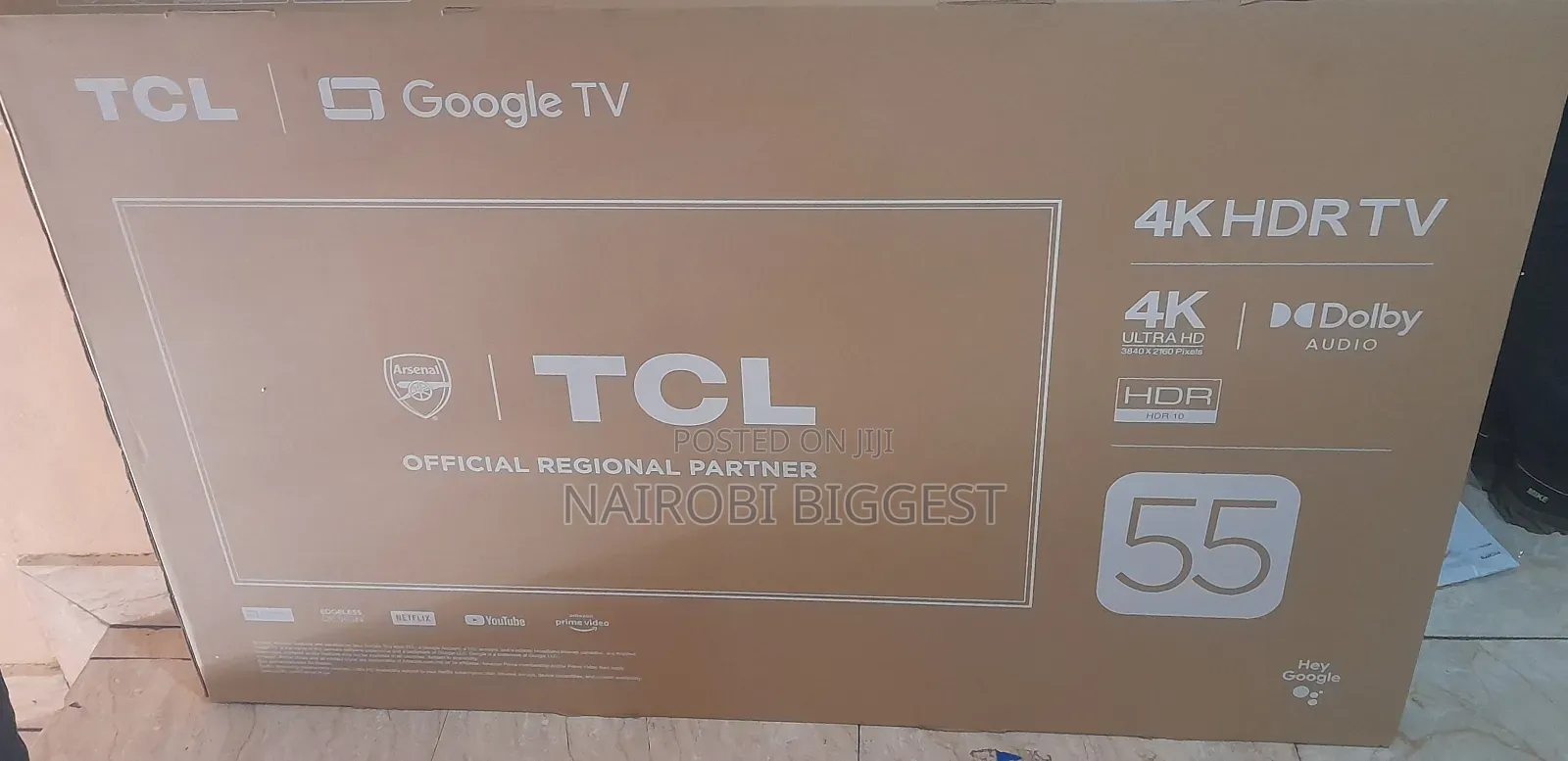 TCL 55" Smart P635 Original 4khdr Google Television