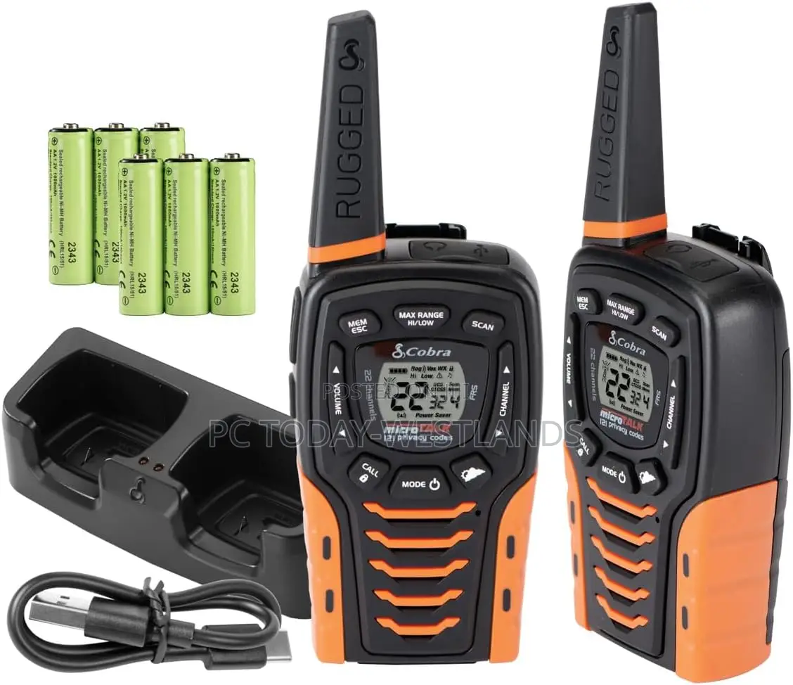 Cobra ACXT645 Waterproof Walkie Talkies Long Range 35-mile