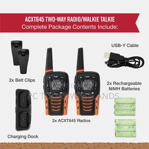 Cobra ACXT645 Waterproof Walkie Talkies Long Range 35-mile