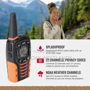 Cobra ACXT645 Waterproof Walkie Talkies Long Range 35-mile