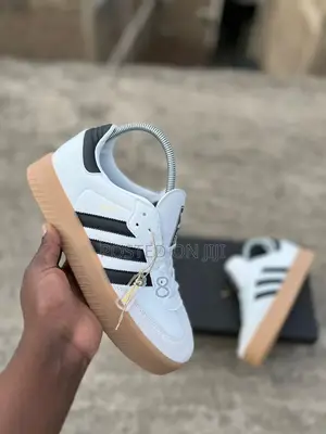 Adidas Samba White Black Double Sole Sneakers – Classic St