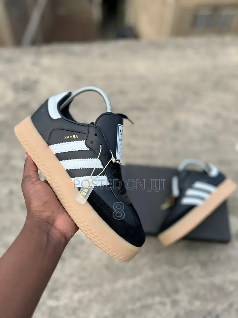 Adidas Samba Double Sole – Timeless White and Black Design
