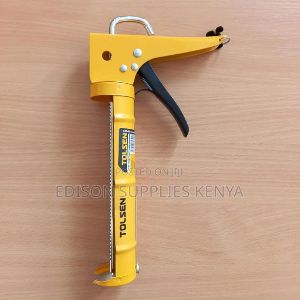 Tolsen Caulking Gun 9" Stainless Steel Silicone Gun