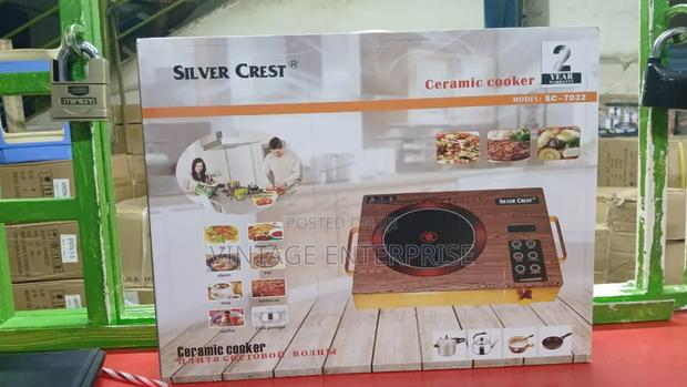 *Single Silver Crest Ceramic Cooker* - main view